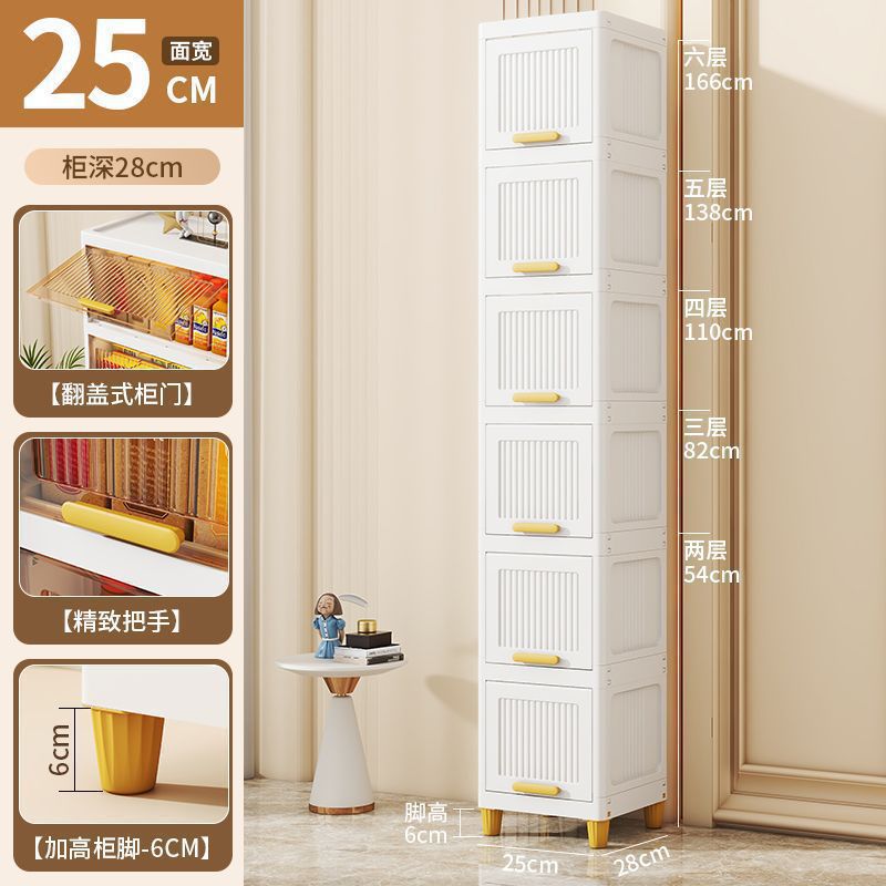 Gabinete de almacenamiento tipo tapa plegable sala de estar snack almacenamiento estante de almacenamiento cocina estante de acabado multicapa gabinete de almacenamiento baño