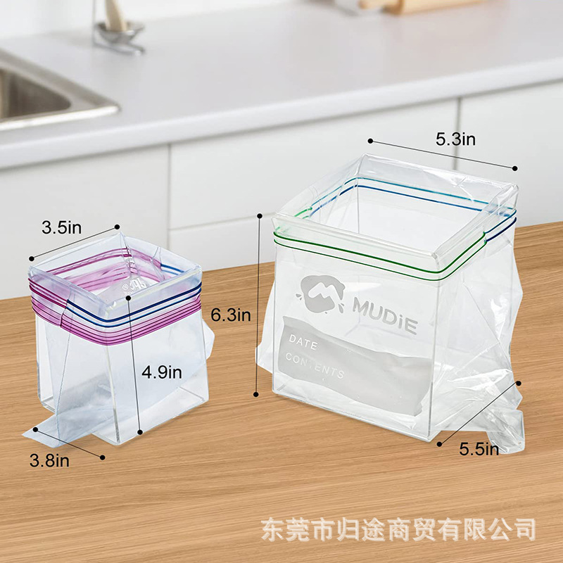 ZiplockBagHolder bag holder food storage bag holder leftovers stuffed zipper freezer bag holder storage 4