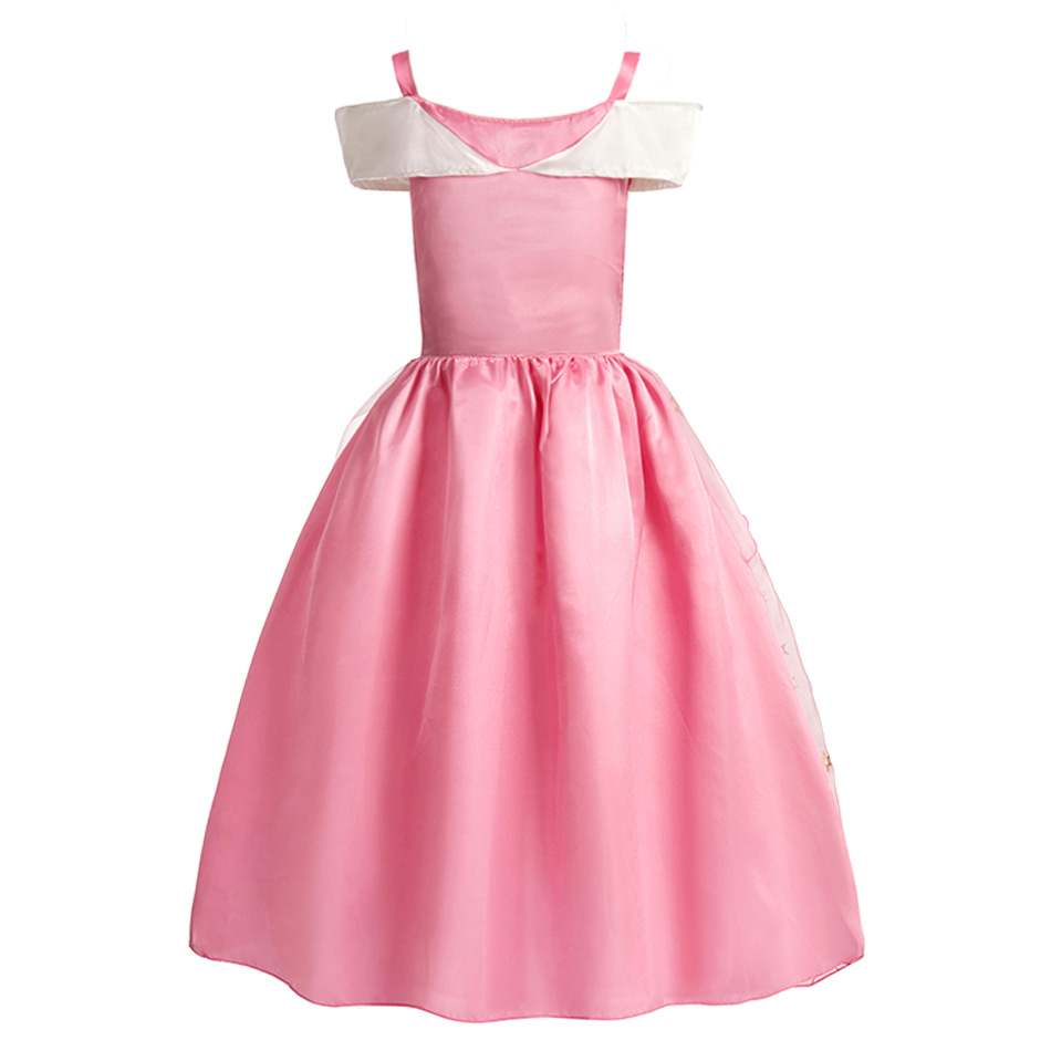 Princess Cartoon Flower Cotton Blend Girls Dresses display picture 8