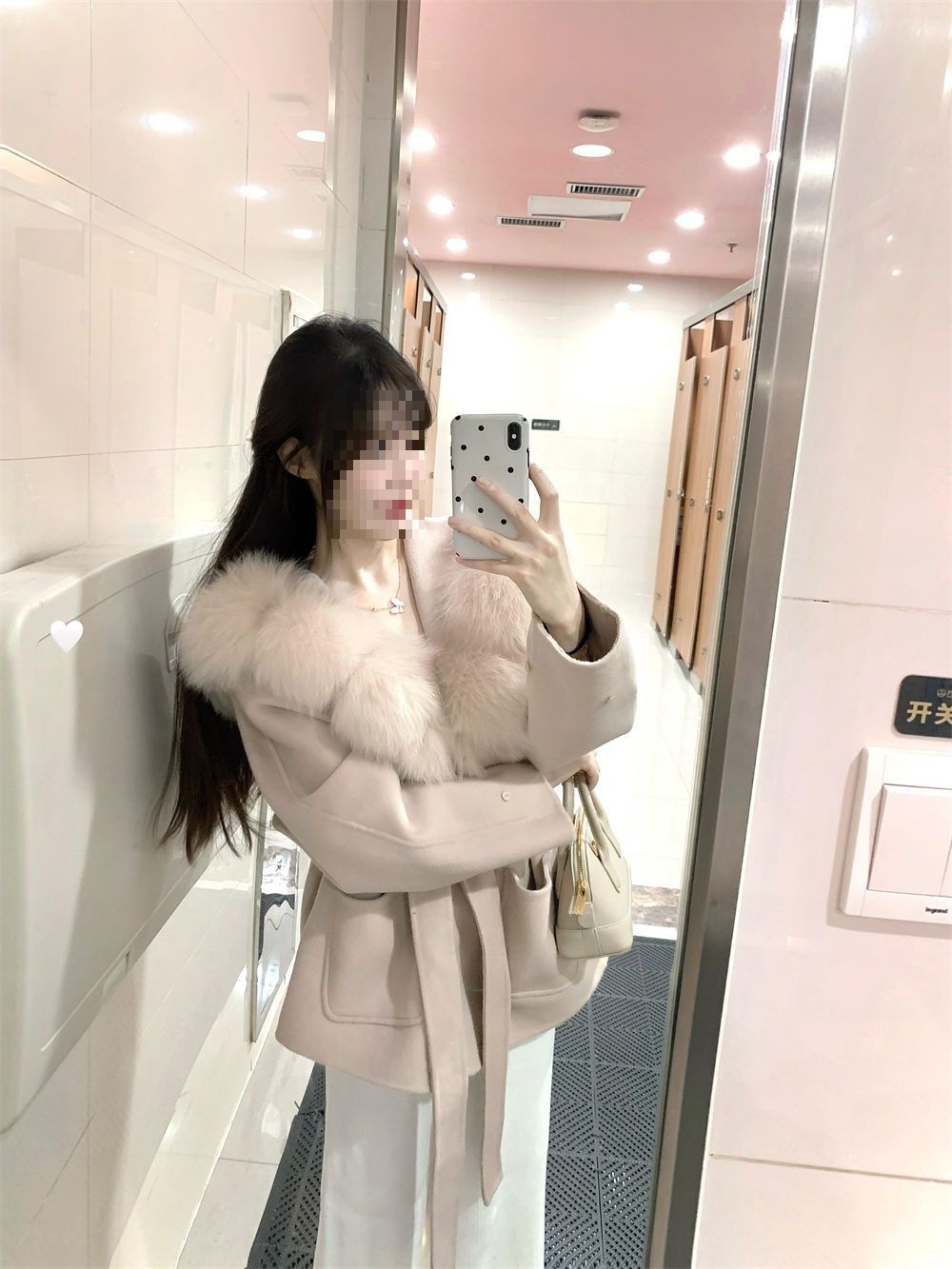 Korean Style Gentle Style Age-Reducing Versatile Woolen Outwear 2024 Autumn and Winter New Loose Thickeneded Warm Woolen Outwear for Women