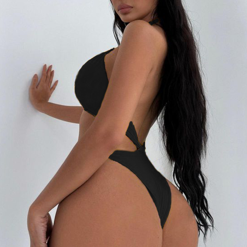 Cross Neck Bikini Set Image 2