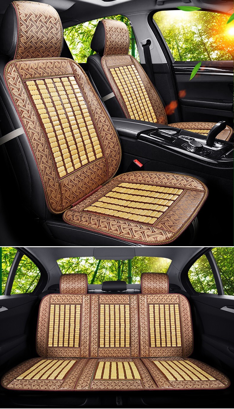 Qìchē – Cool pad Summer Cooling Bamboo - beige-five-seats