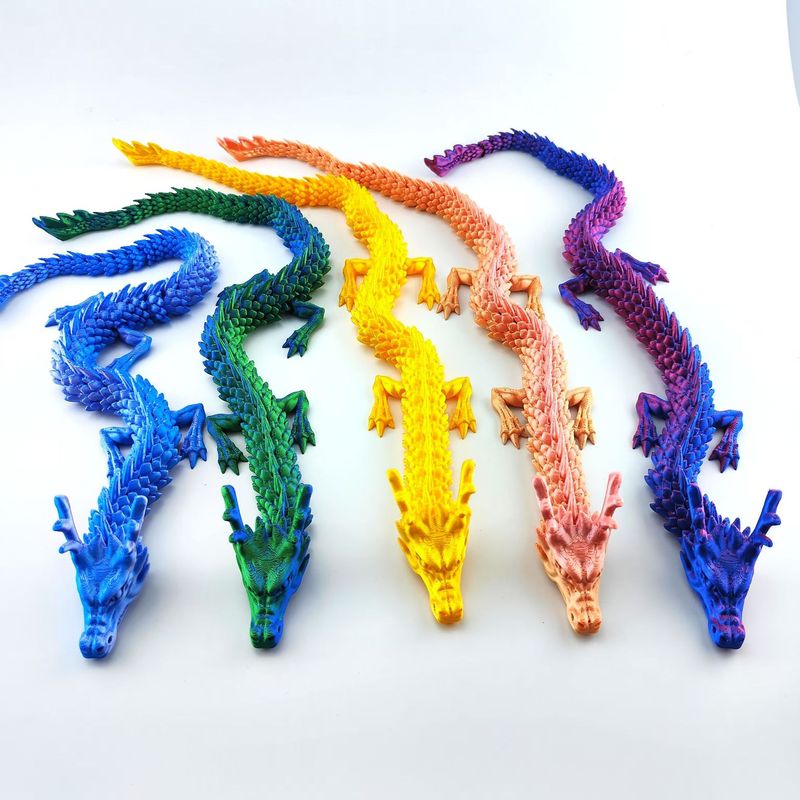 3D プリント中国のドラゴンのおもちゃビッグファットドラゴンホット販売装飾品ドラゴン装飾品ギフトホット販売手作り屋台卸売おもちゃ|undefined