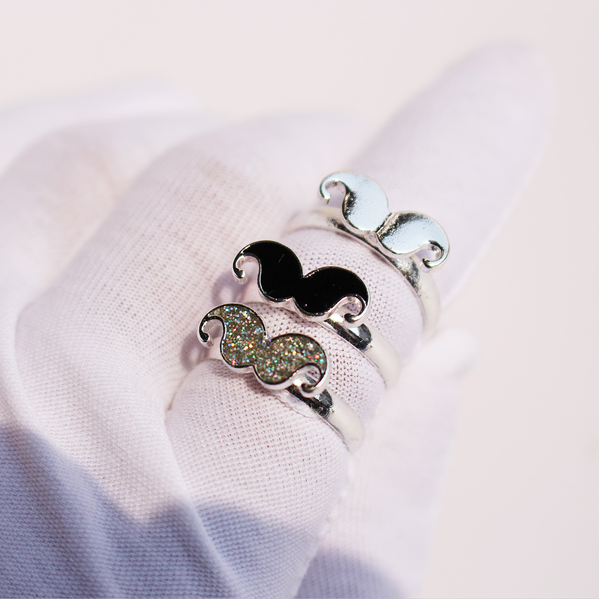 Minimalist Stackable Band Ring Set With Cubic Zirconia For Women_voghion.com