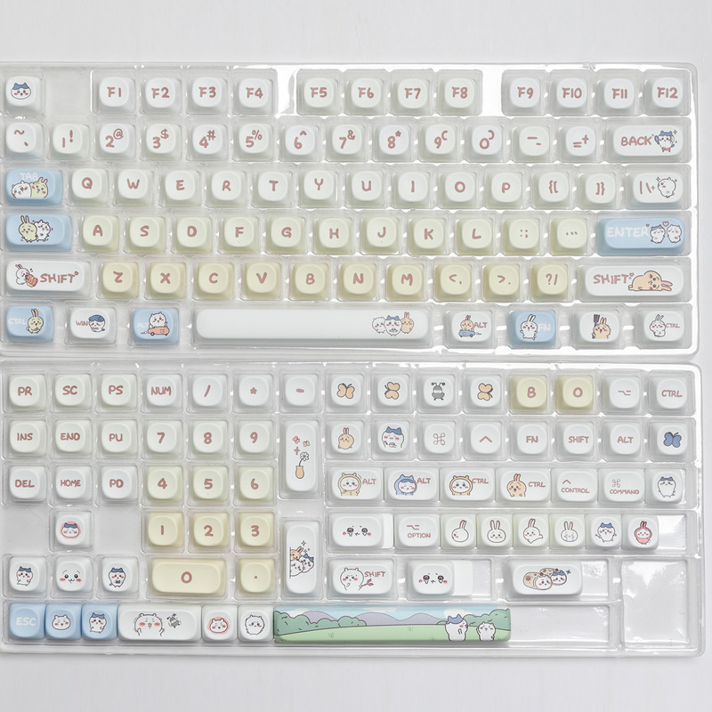 Xiao B キーキャップメカニカルキーボードクロス軸 MOA 非常にかわいい MAC 昇華 PBT カラーマッチングキーキャップ|undefined