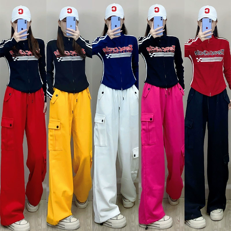 [Новые осенние и зимние продукты] 2024 новые комбинезоны модные повседневные спортивные штаны тонкие танцевальные спортивные штаны