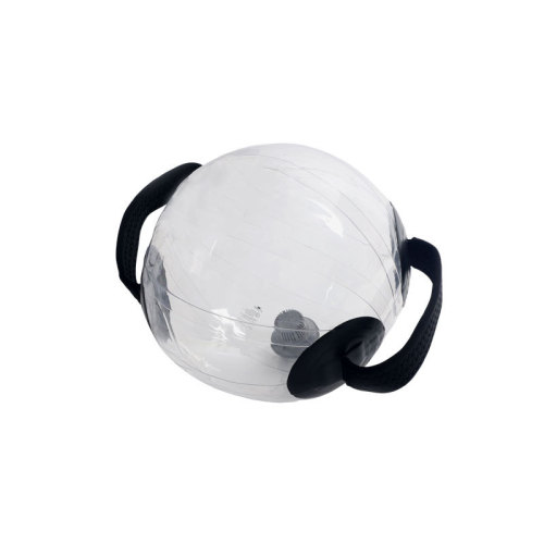 Sports waterball spherical water bag fitness waterball transparent with handle round ball ox horn bag inflatable water filling fitness ball