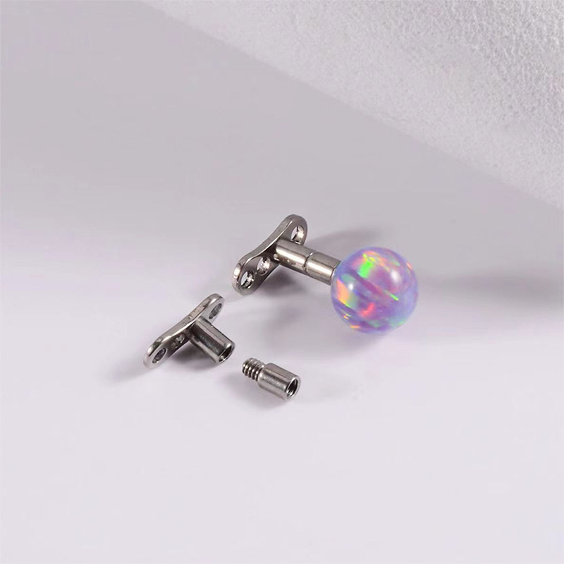 Zesen F136 Titanium Alloy 14G 16G Extension Rod 2mm Internal Thread Tongue Barbell Piercing Jewelry detail image 12