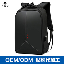 定制瑞士双肩包男士大容量书包学生商务出差旅行电脑包休闲背包男