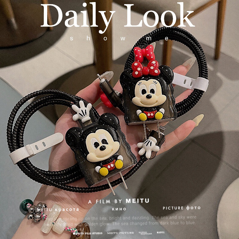 Cartoon data cable protective cover 20w for Apple 16 15promax charger iPhone14 shell 13 fast charging Cartoon data cable protective cover 20w for Apple 16 15promax charger iPhone14 shell 13 fast charging