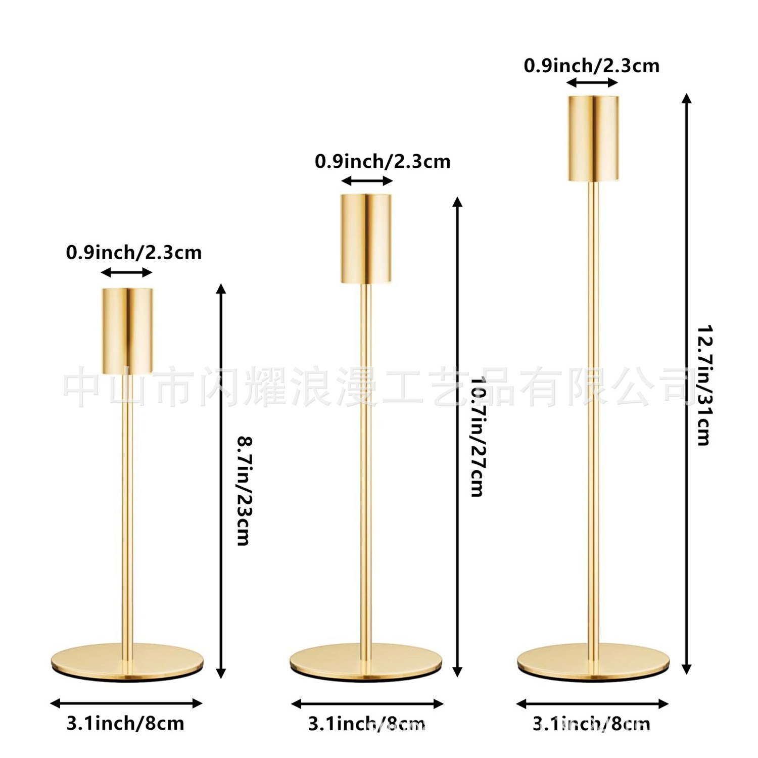 Candelaria transfronteriza metal forjado decoración de decoración de Navidad decoración de bodas artesanía