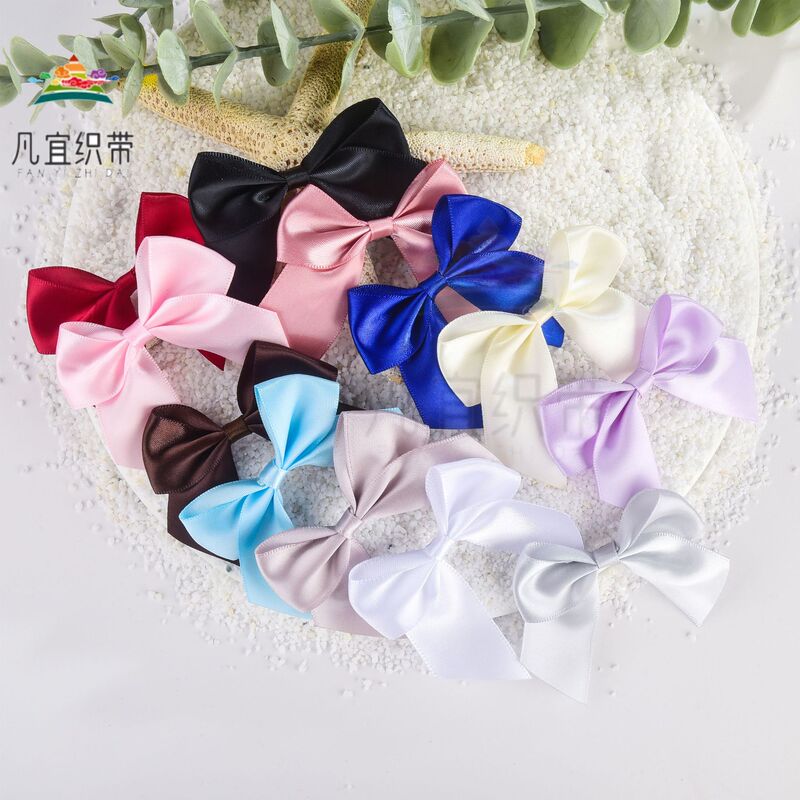 7cm Polyester Ribbon Bow Weaving Wholesale Gift Accessories Gift Box DIY Accessories Small Bow Gift Packaging 7cm Polyester Ribbon Bow Weaving Wholesale Gift Accessories Gift Box DIY Accessories Small Bow Gift Packaging