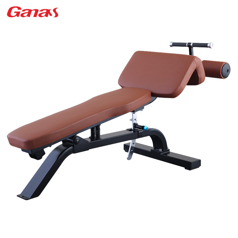 Fábrica de equipos de fitness profesional al por mayor accesorios de gimnasio tablero supino tablero de músculo abdominal multifuncional tablero de músculo abdominal ajustable