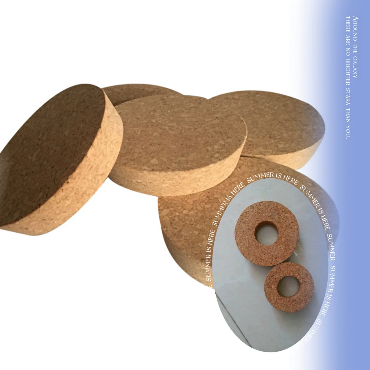 Пейзаж Бутылка Пробка Ремесло Фонарь Несколько Размеров Перфорированная Пробка Оптом