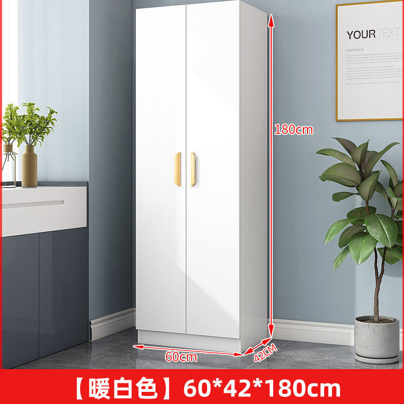 衣柜对开门家用卧室简易出租房用小户型板式柜收纳柜子网红挂衣橱|undefined