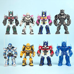 送料無料変身金鋼フィギュアスーパーウォリアーズライズトレンディなアニメーション装飾品ボーイズギフトオプティマスプライムバンブルビー
