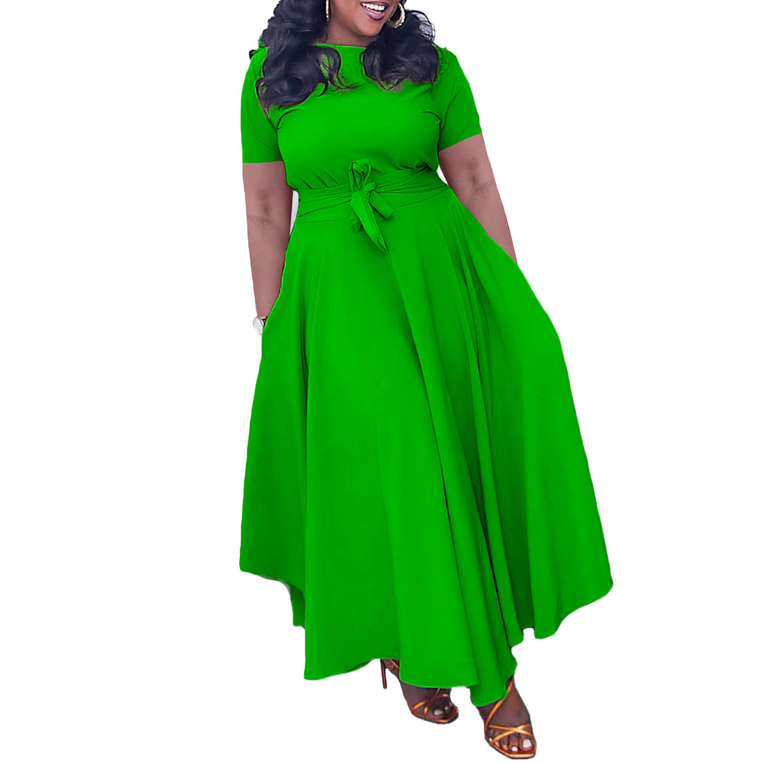 Plus Size Women's Dress — Stylish, Trendy, African and European Design, Summer Fashion — Casual Wear, Wholesale Supply