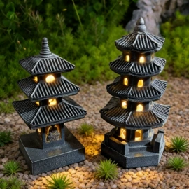 树脂工艺品;户外庭院摆件;LED装饰灯