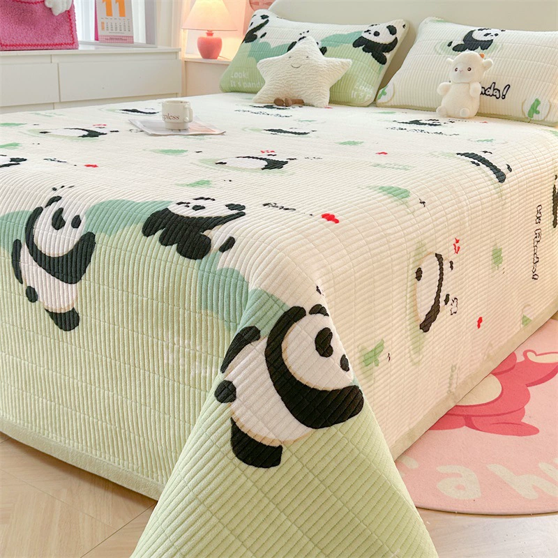 Keep warm set, quilted sheet, winter mattress for bed, increased thickness, 3 piece set