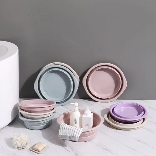 Collapsible Face Basin Portable Household Baby Telescopic Travel Face Basin Compressed Lightweight Foldable Basin