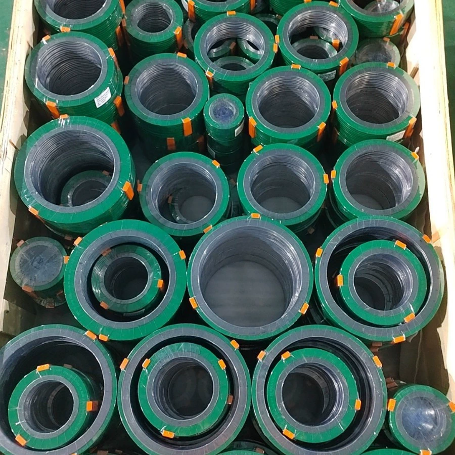 Прокладка металлическая графитовая от производителя, прокладка фланцевая, внутреннее и внешнее укрепляющее кольцо, собственное производство и продажа с гарантией качества и количества