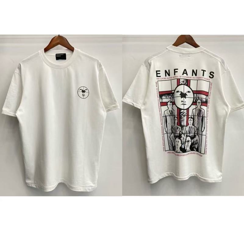 クロスボーダーアメリカの新しいERD憂鬱な富の第二世代レタープリントパターンラウンドネック半袖Tシャツドロップシッピング|undefined