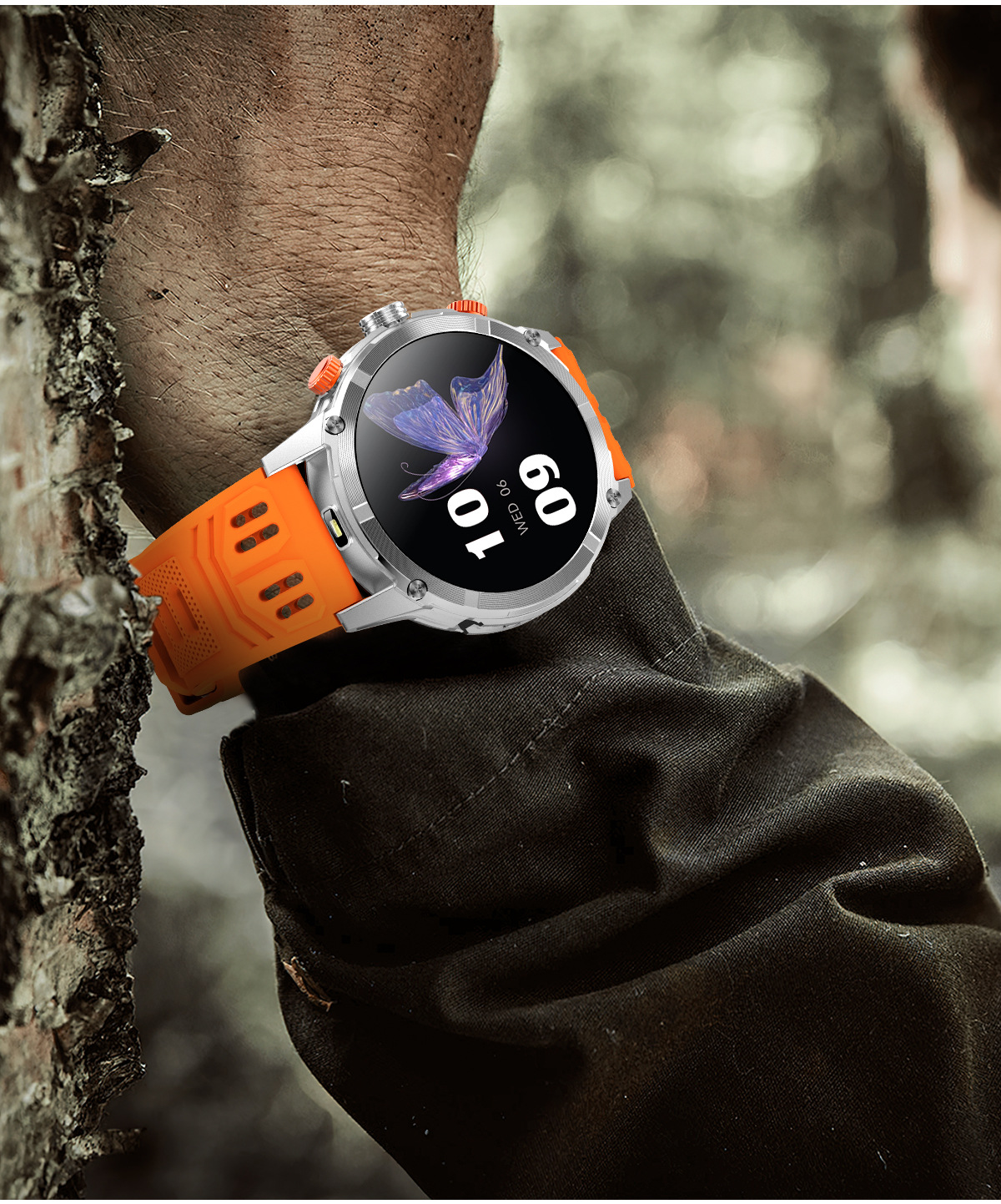 Smartwatch Für Herren Mit Bluetooth-anruf Und Herzfrequenzmesser_voghion.com