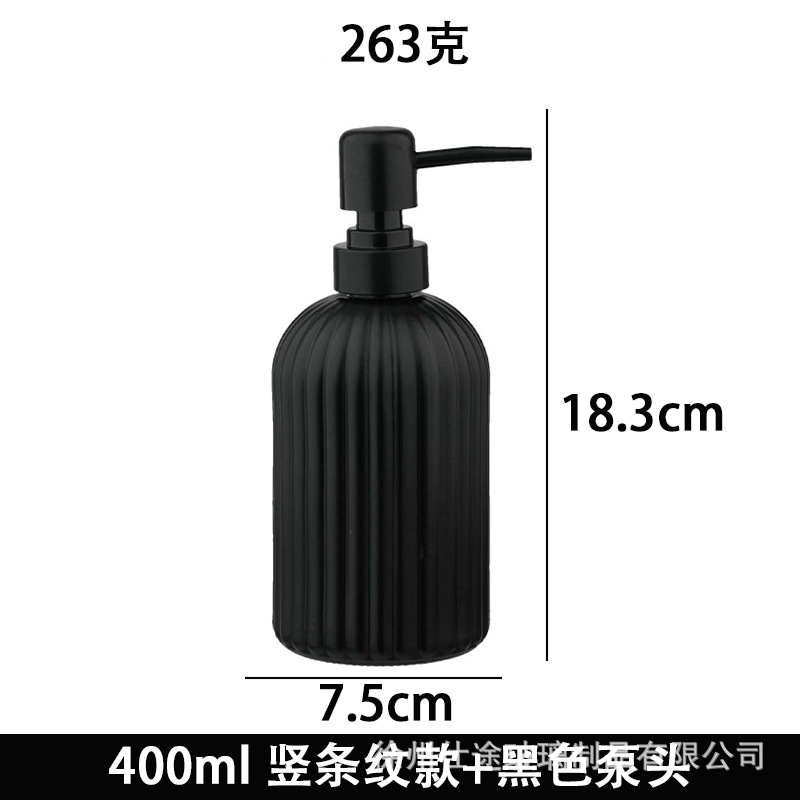 Dispensador de Loción y Jabón Líquido de Vidrio Esmerilado para Hotel y Hogar image 34
