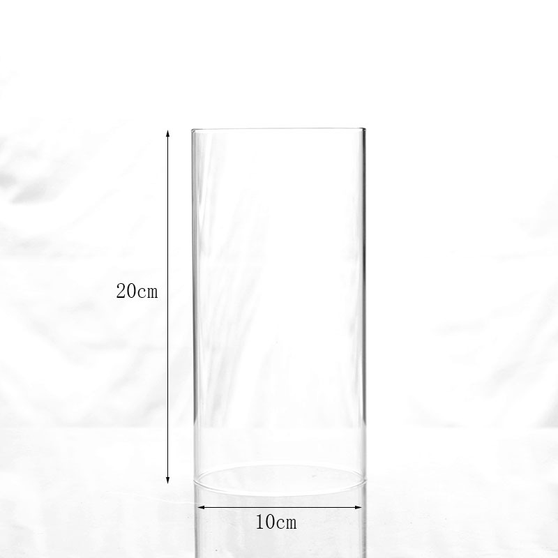 S228 cubierta de vela de vidrio transparente redondo cubierta de vela de vidrio a prueba de viento base de cubierta de lámpara de vidrio de disco triangular