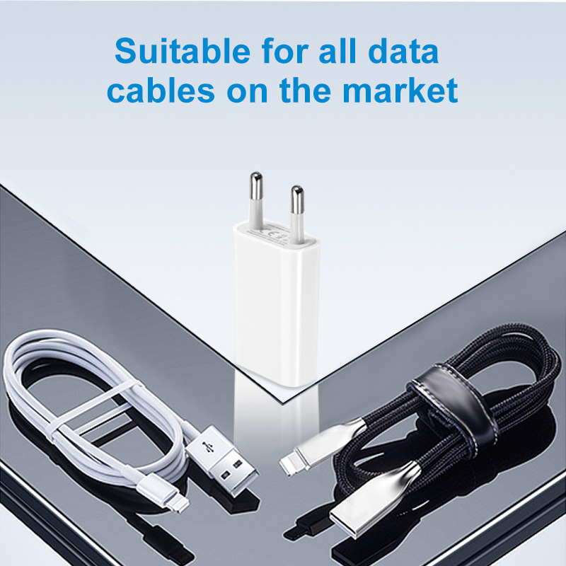 QIHANG充电器插头5V1a电源适配器USB手机充电适配器欧规充电头