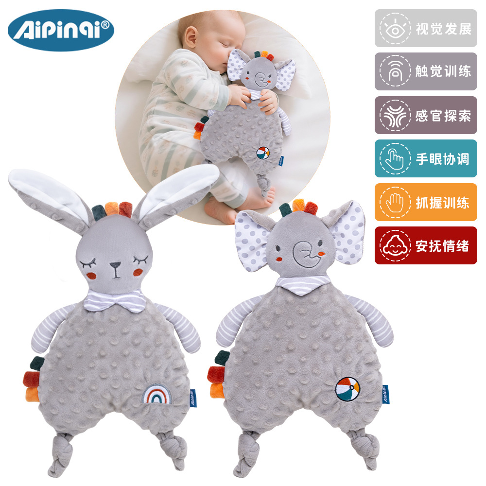 Aipinqi bebé dormir con muñeca de calmarse puede importar muñeca de calmarse nórdica, juguetes de peluche de frijoles en stock