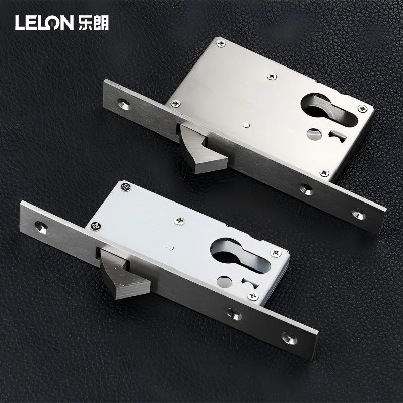 Fábrica directa de gancho de puerta deslizante estándar europeo 30 / 50 margen de acero inoxidable cuerpo de bloqueo de gancho único engrosado cuerpo de bloqueo de gancho