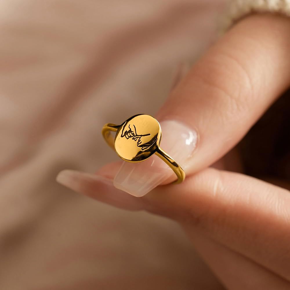 4g Weight Sterling Silver Gesture Rings