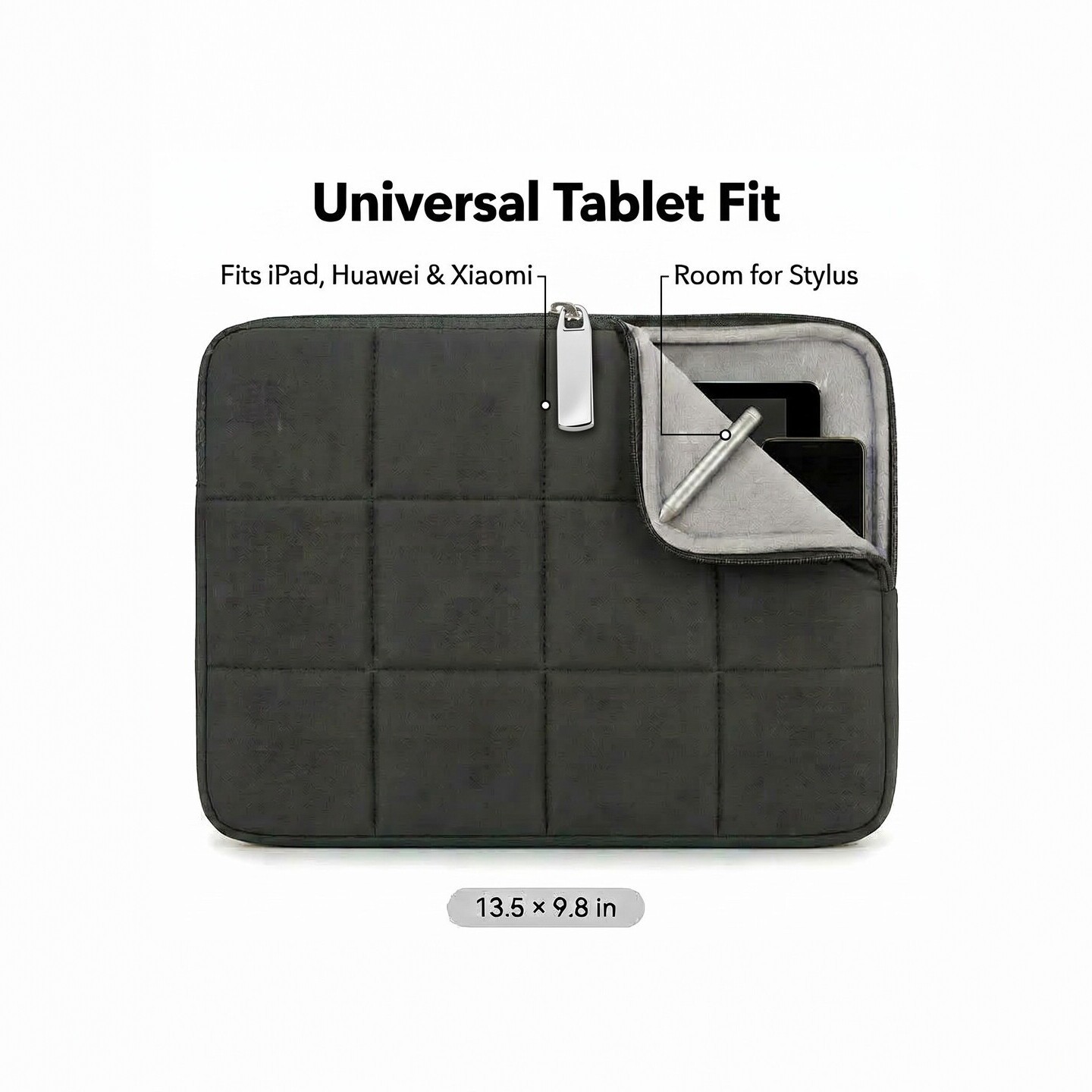 Customized tablet bag 13.5inch Universal protective case suitable for Huawei iPad and Xiaomi, shockproof inner sleeve