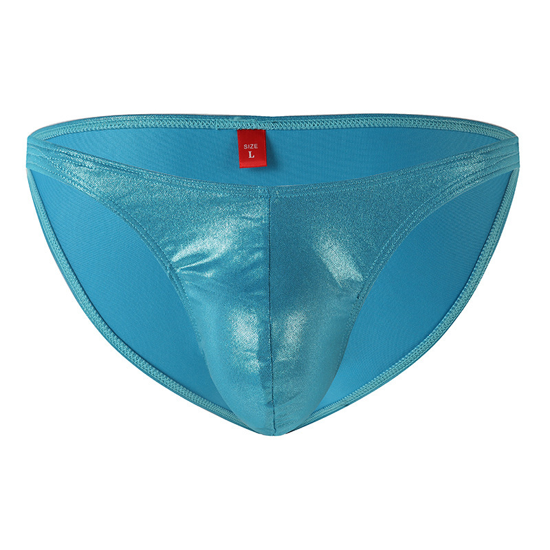 New standard men's underwear Europe and the United States bronzing cool flash sexy bikini oversized pocket briefs wholesale New standard men's underwear Europe and the United States bronzing cool flash sexy bikini oversized pocket briefs wholesale