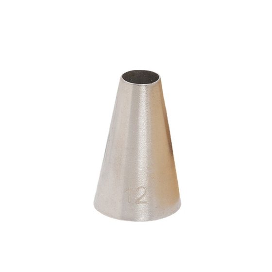 Round mouth 304 stainless steel piping nozzle tracing wire drawing writing cream cake baking DIY tool trumpet