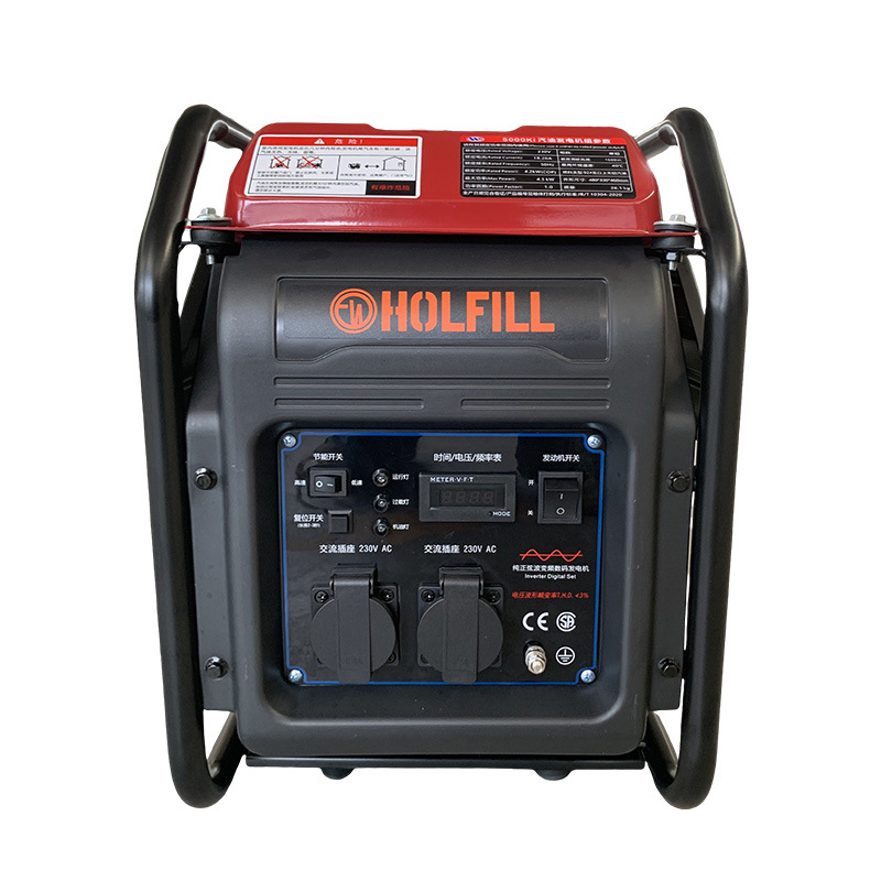 4-Kilowatt Open-Frame Small Gasoline Generator 220V for Home Use, Inverter, Outdoor Construction, Camping, Emergency, Lightweight