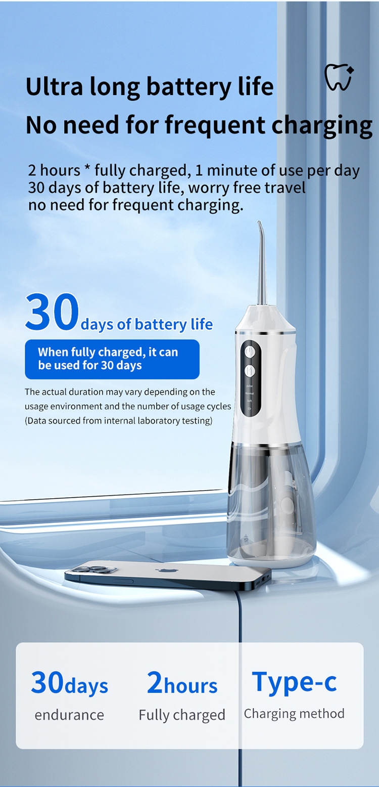 Portable Dental Irrigator, Electric Oral Cleaner, Handheld Dental Cleaner, Stone Removal, Water Flosser, Dental Floss_voghion.com