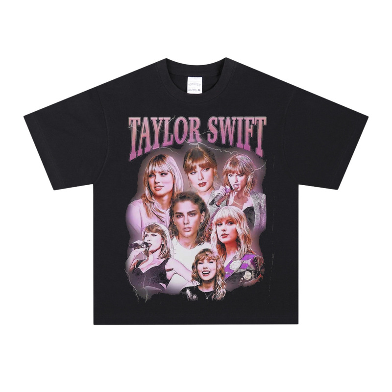 Taylor Swift Taylor Swift Short and Long Sleeve T-Shirts Vintage Concert Peripheral Clothes