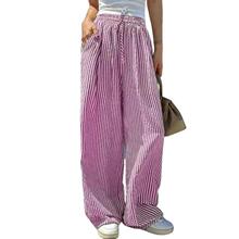 M 27591 omen's Striped Straight Leg Pants ����ֱͲ�� ��