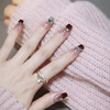 Nail stickers for manicure, fake nails, removable nail sequins for nails, french style, ready-made product