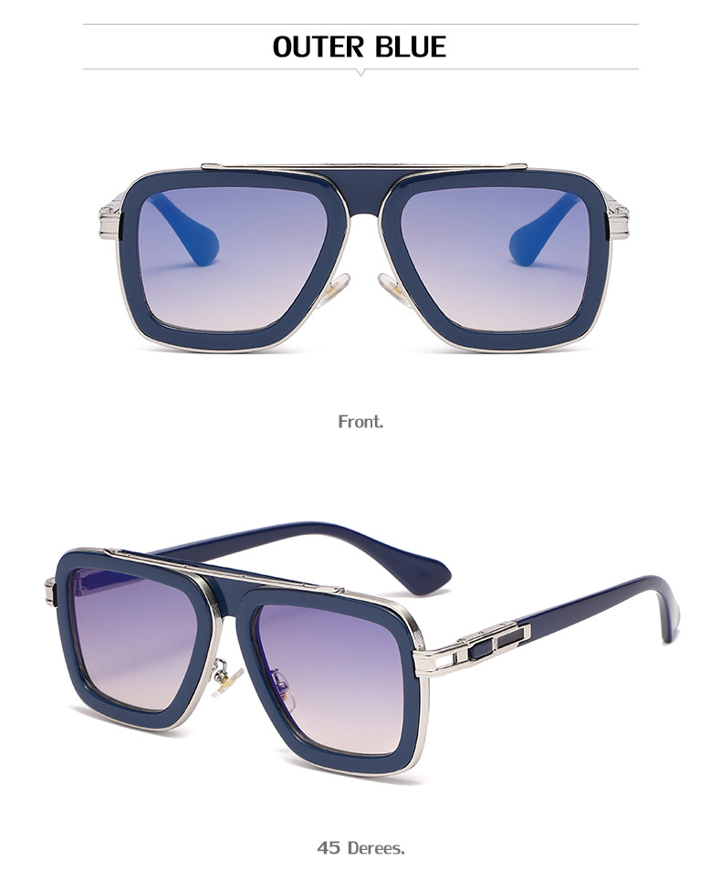 60g Weight Full Frame Glasses Structure Sunglasses Classification PC, UV400 Protection Lens Material Square Glasses Style Travel, Fishing Occasion Solid Color Pattern All Seasons Season Women's Gender Casual, Elegant, Lady Style Grey Color Casual Elegant Lady Solid Color PC UV400 Protection Square Full Frame Men's Sunglasses 18