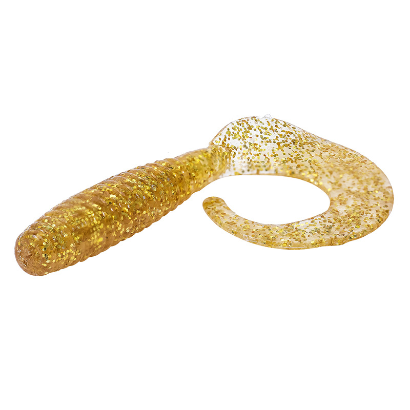 路亞餌卷尾蛆6cm/1.9g軟餌 爆釣加腥仿生釣戶外垂釣用品魚餌批發
