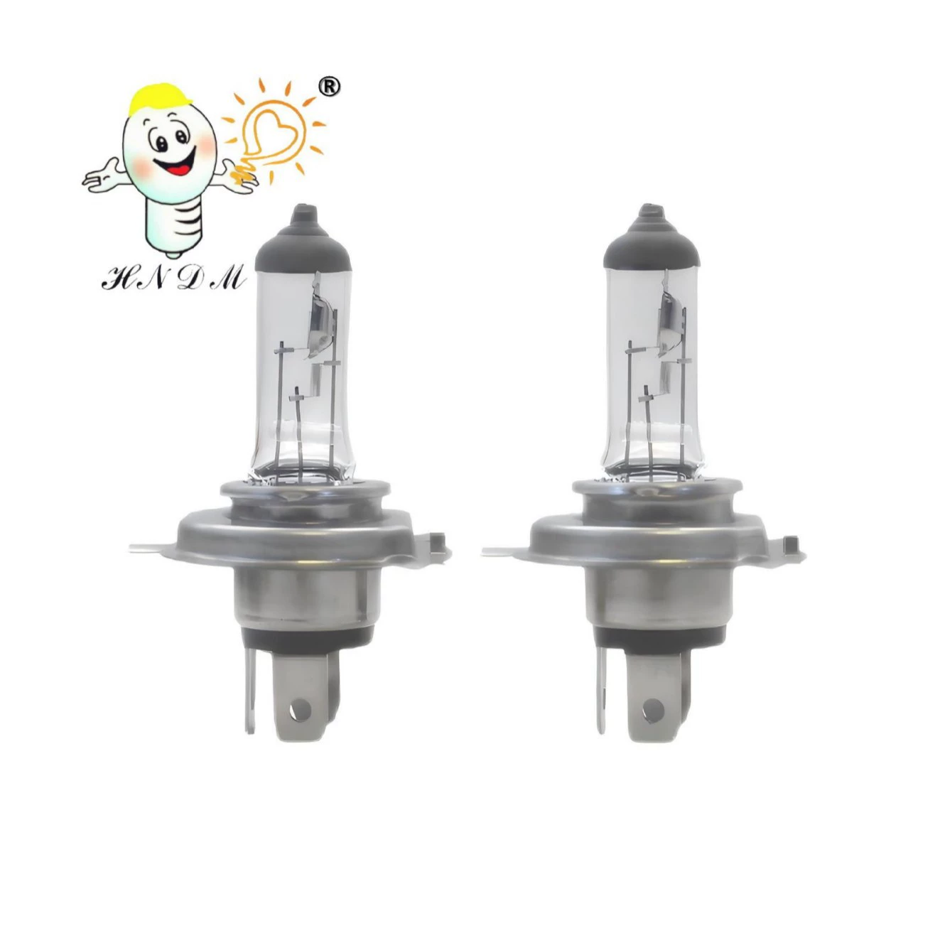 Автомобильная лампа H4 12V 60/55W P43T кварцевое стекло передняя фара галогенная лампа фара для мотоцикла