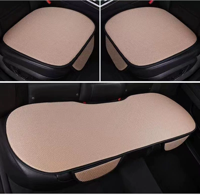 cushion three-piece single piece – Seat cushion, seat cover - beige-front-single-piece