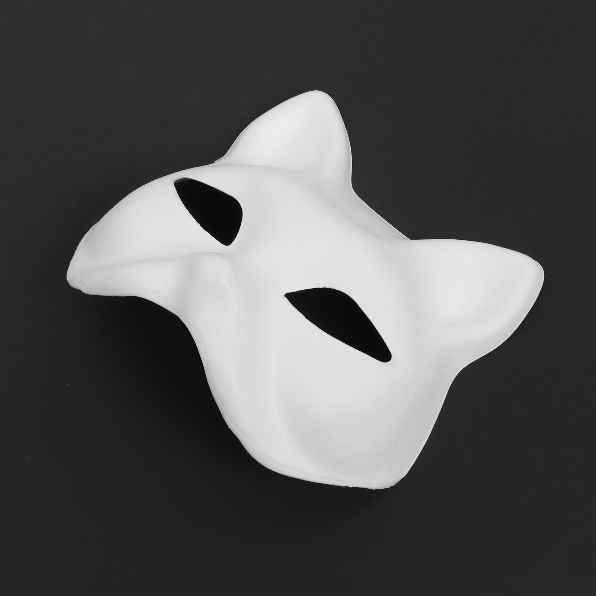 Máscaras DIY en blanco pintadas a mano juguetes hechos a mano máscaras de animales para hombres y mujeres en stock