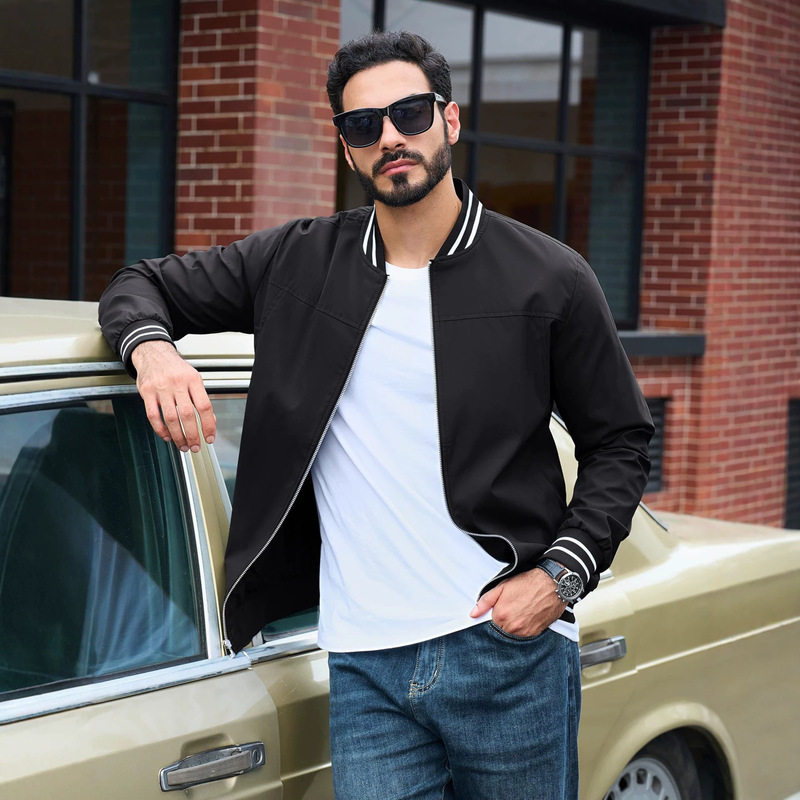 2026 Amazon's Hot-Selling Men's Lightweight Windproof Daily Jacket, Bomber Jacket, Spring and Autumn Casual Jacket 2026 Amazon's Hot-Selling Men's Lightweight Windproof Daily Jacket, Bomber Jacket, Spring and Autumn Casual Jacket