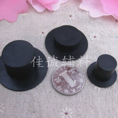Seven cross-border black/flocked clown hats