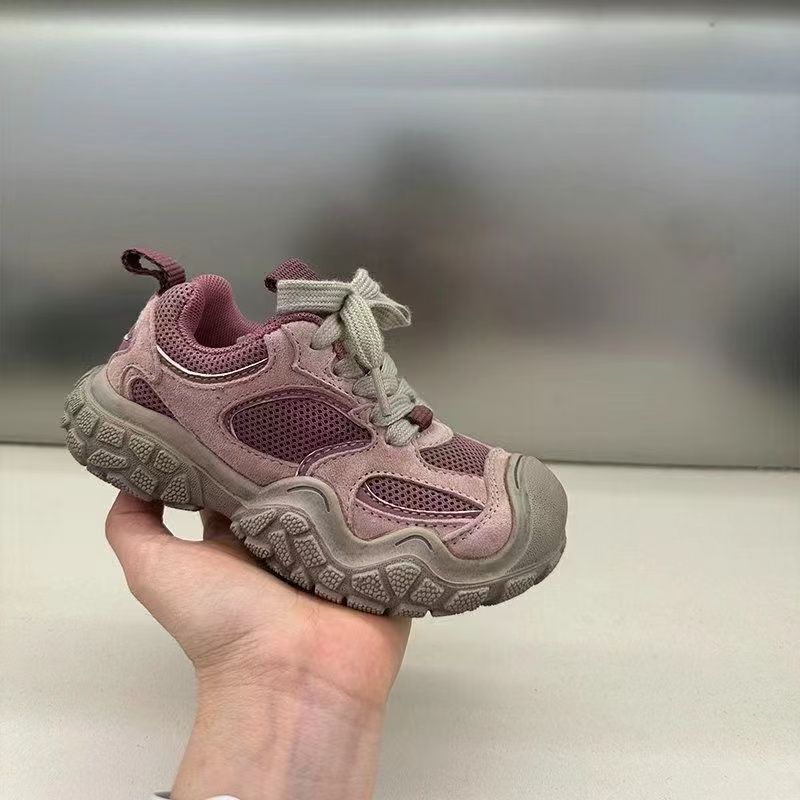 2025 春の新子供用スポーツシューズ男の子と女の子のための屋外ハイキングとリバートレースシューズ年長児のための韓国カジュアルランニングシューズ|undefined