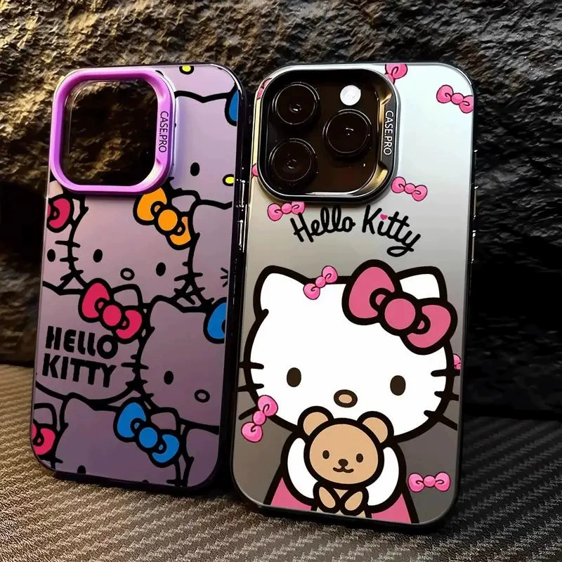 Чехол для телефона (Apple iPhone16 Pro) с принтом Hello Kitty, совместим с iPhone 11 / 13 / 16 Pro, тонкий защитный